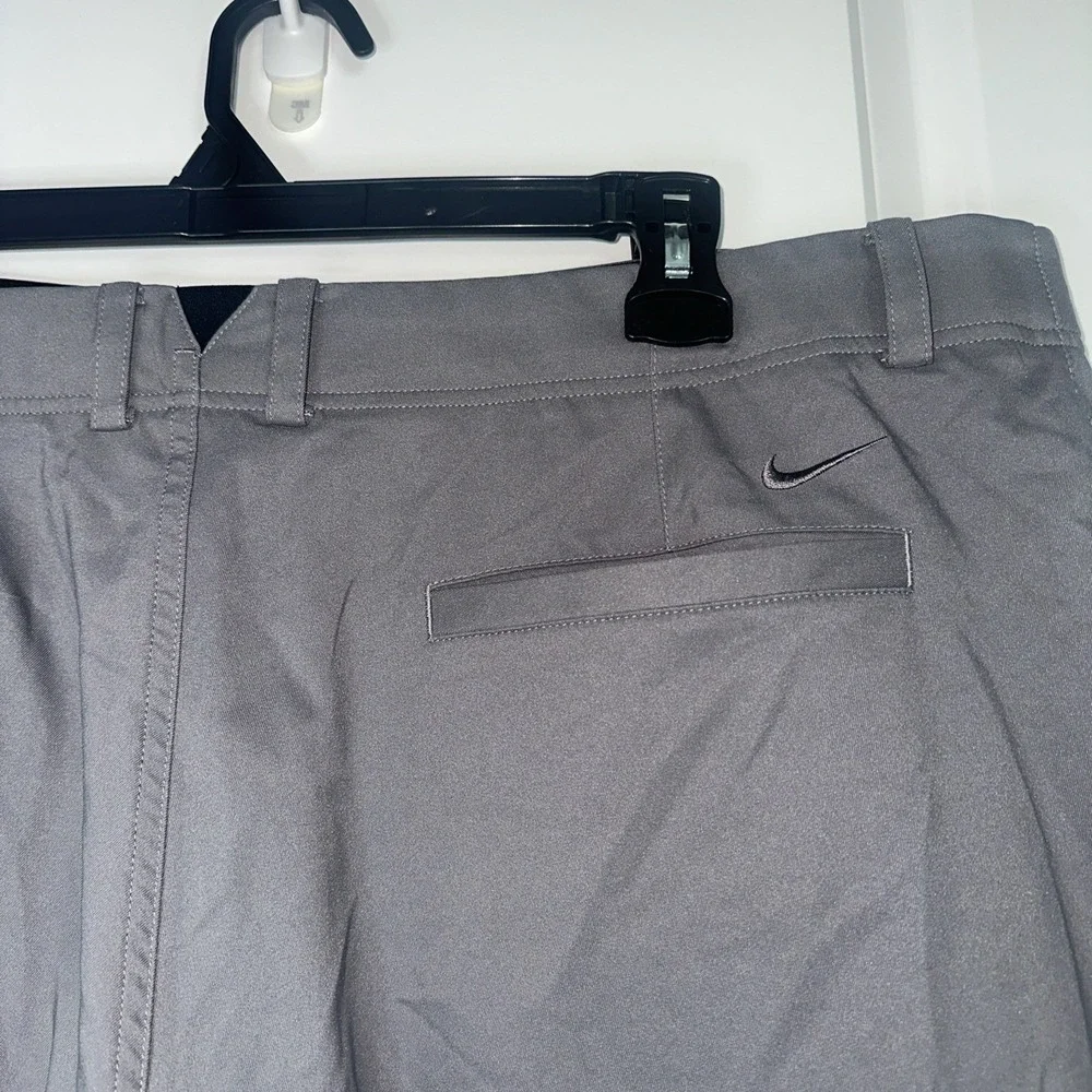 Nike Golf Shorts Standard Dri-Fit Gray Pockets Stretch Men's Size 42